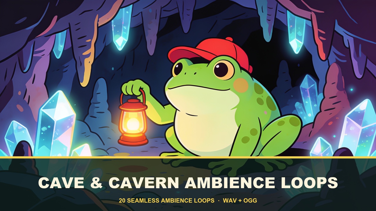 Media 1 for listing Cave & Cavern Ambience Loops — 20 Seamless Loops