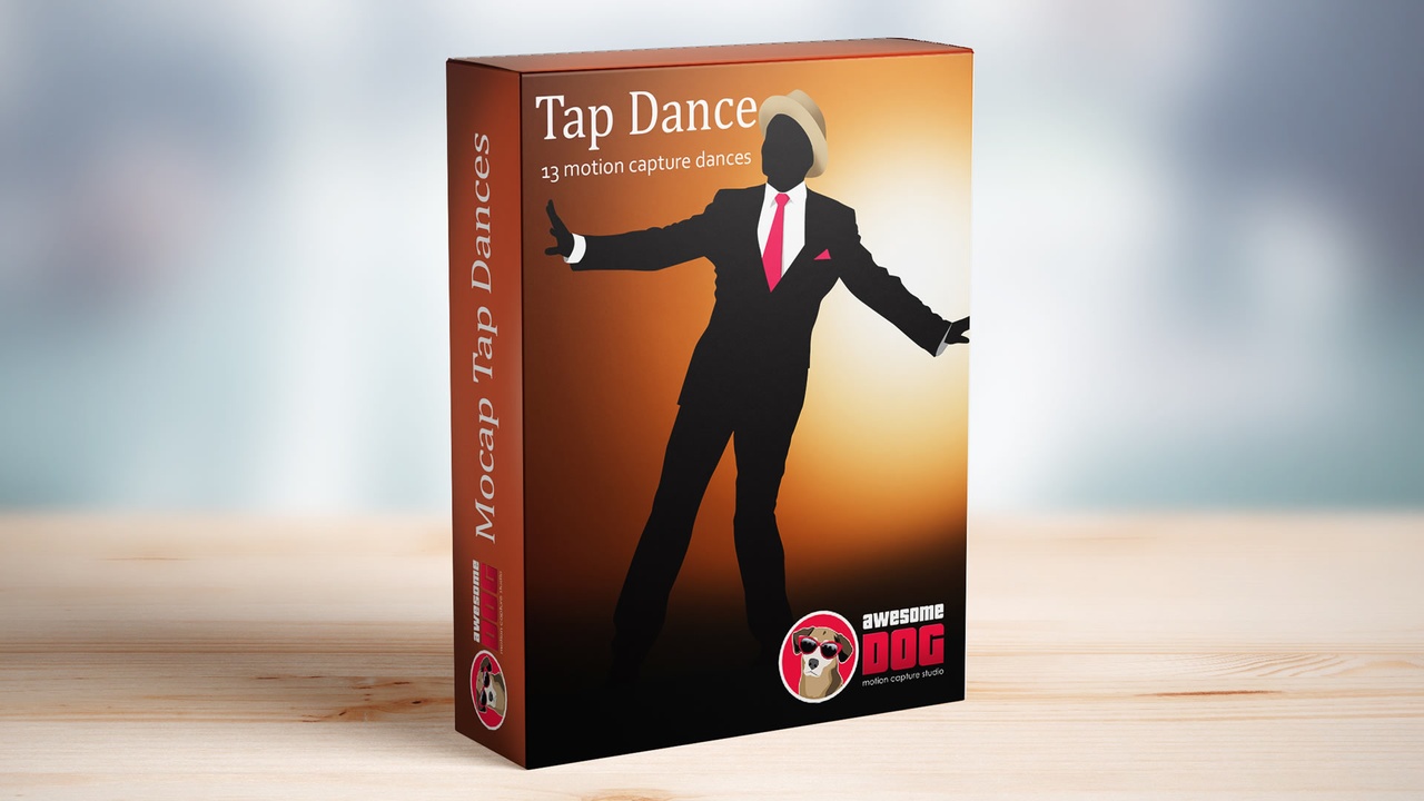 Media 1 for listing Mocap Tap Dance Motion Set