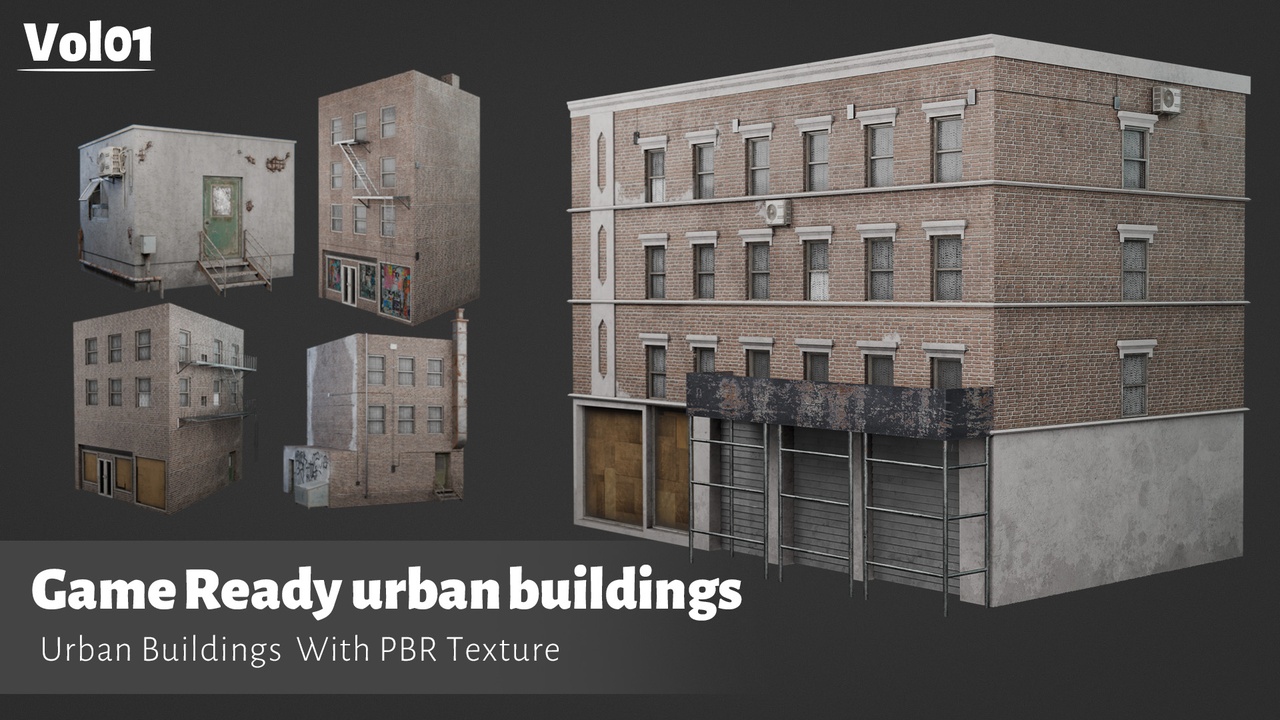 Media 1 for listing Urban Building Pack