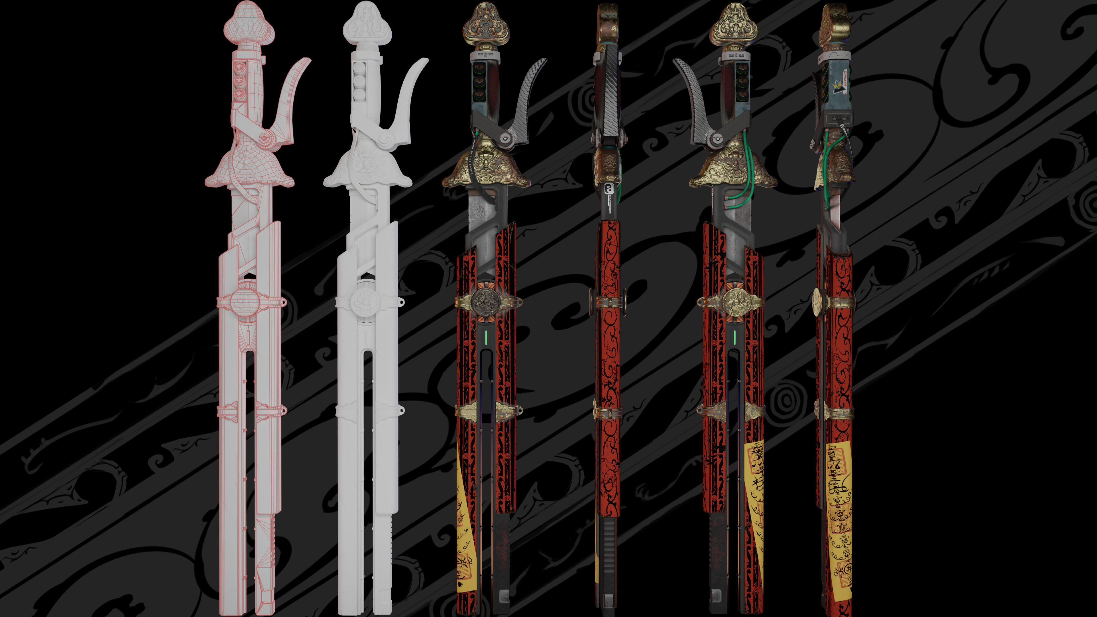 Ancient thunder sword | Fab