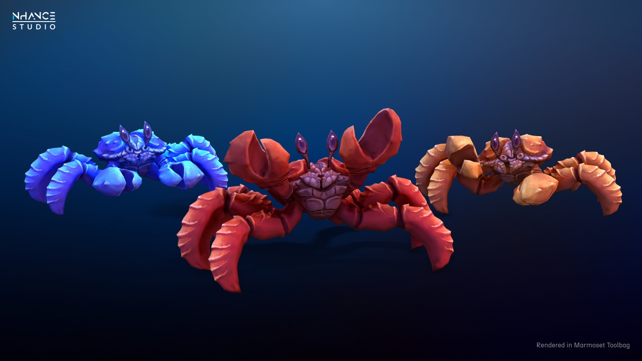 Stylized Crab | Fab