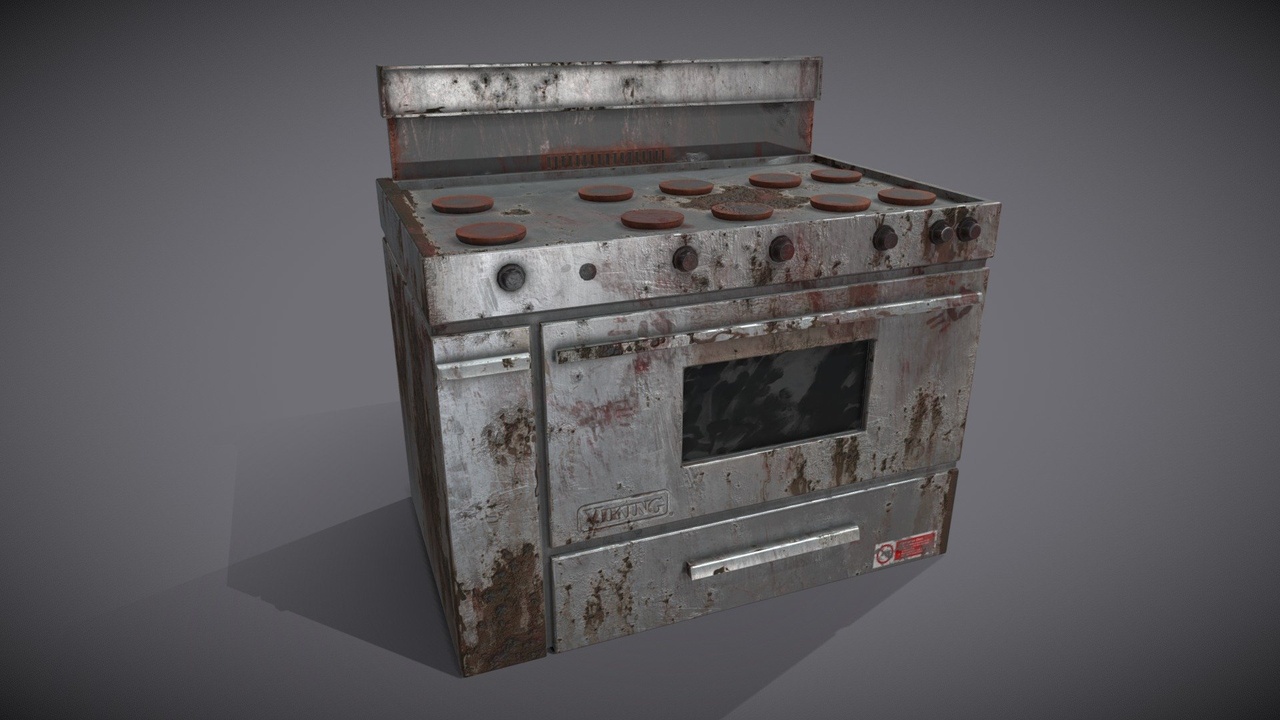 Media 1 for listing Big Old Rusted Oven