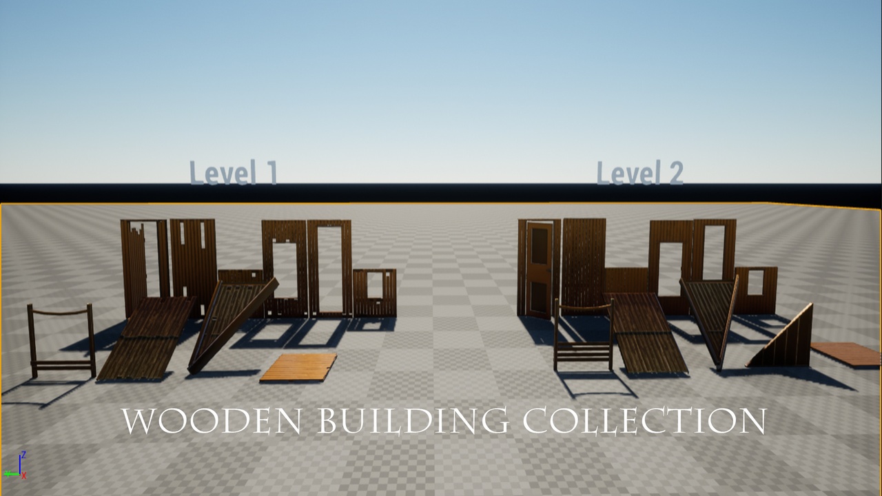 Media 1 for listing Wooden Building Collection Full Pack