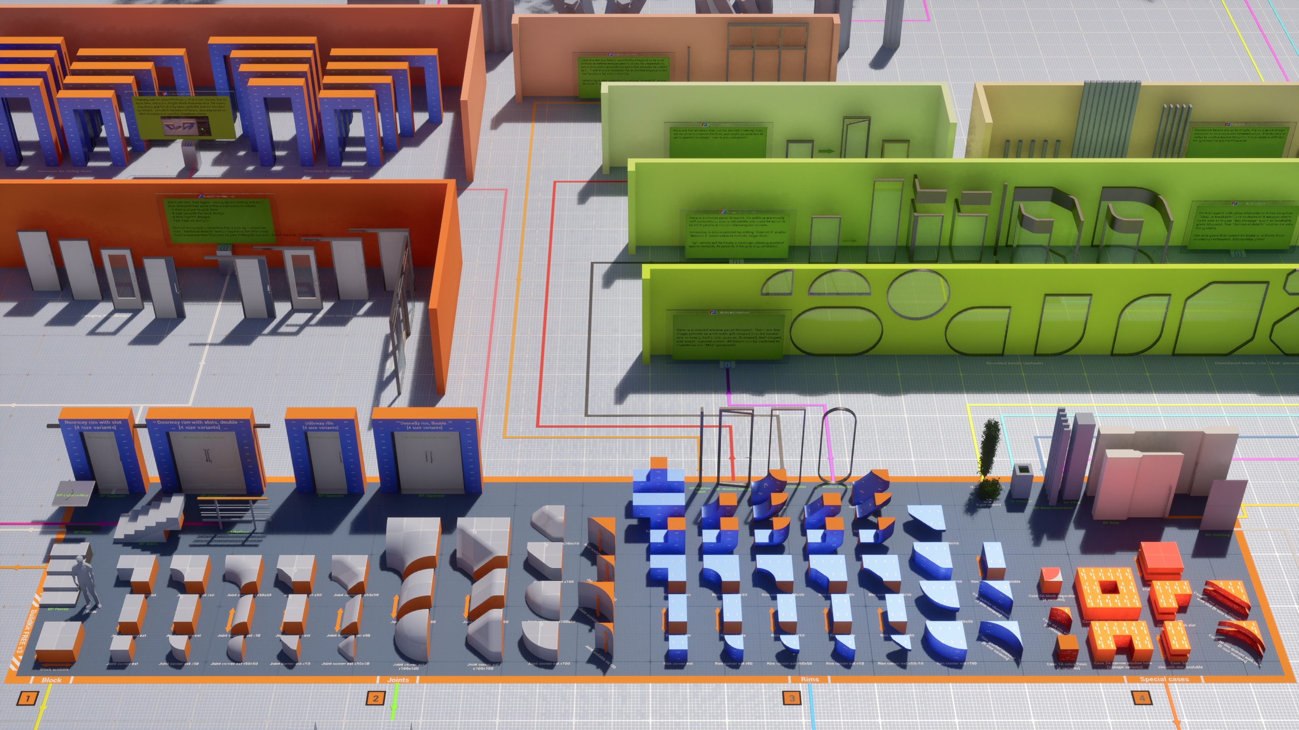 UNIBLOCKS FREE [modular houses, buildings, constructions] | Fab