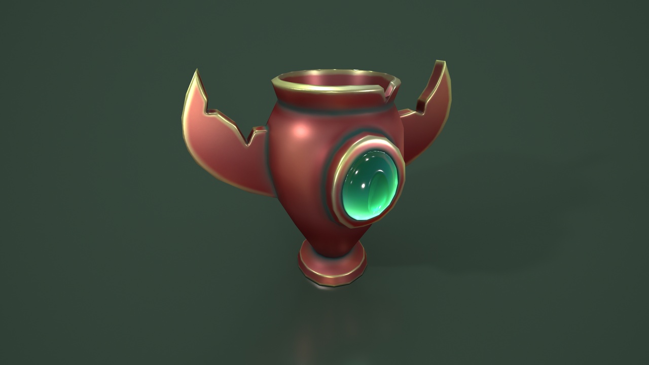 Media 1 for listing Horned urn pot