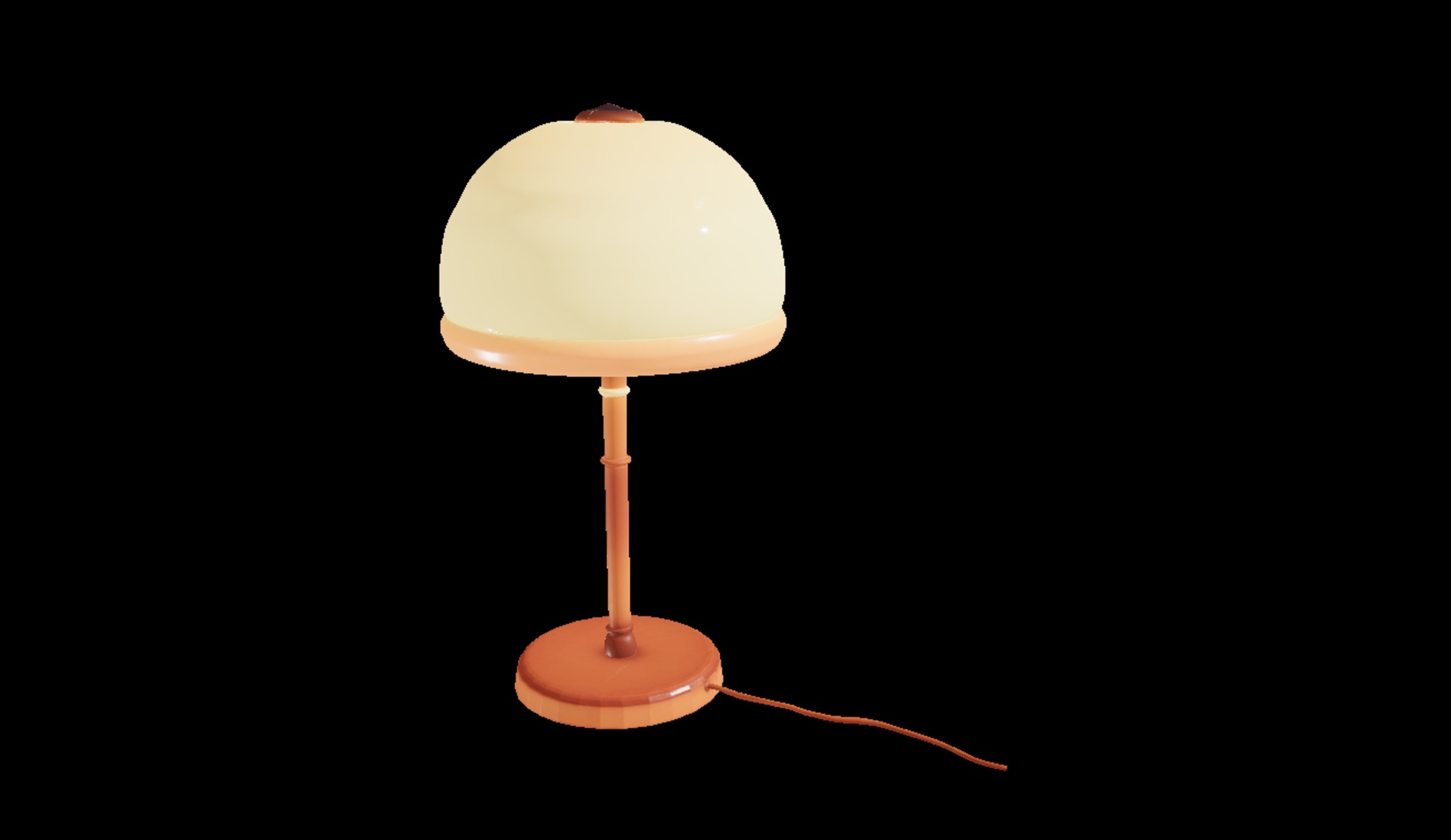 Media 1 for listing Stylized Table Lamp – Cozy Cartoon Desk Light