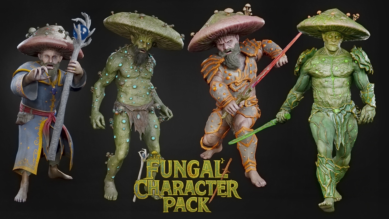 Media 1 for listing Fungal Character Pack