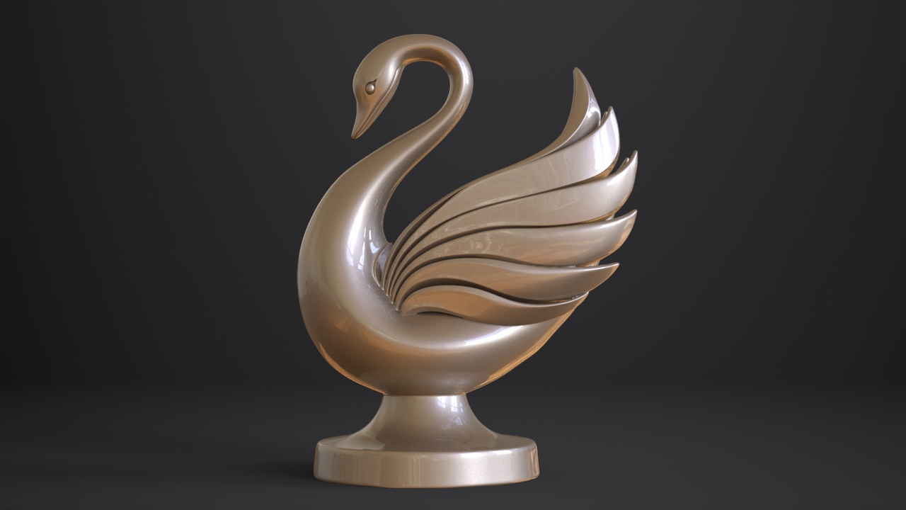 Media 1 for listing Stylish swan sculpture | 3D Print model