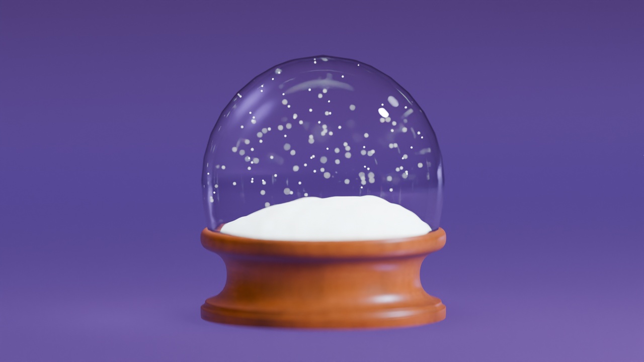 Media 1 for listing Winter Snow Globe 3D Model