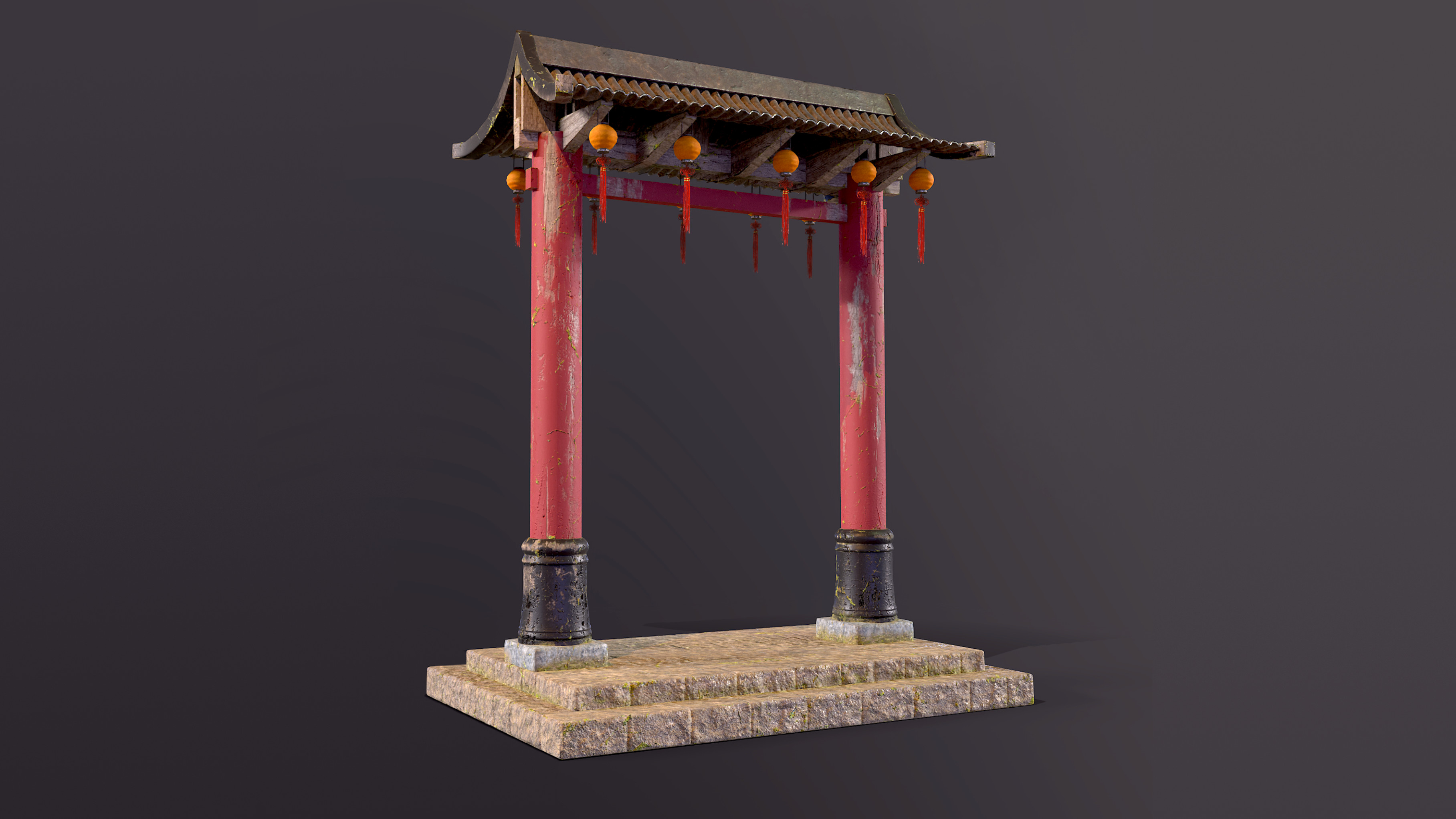 Old Chinese Gate | Fab