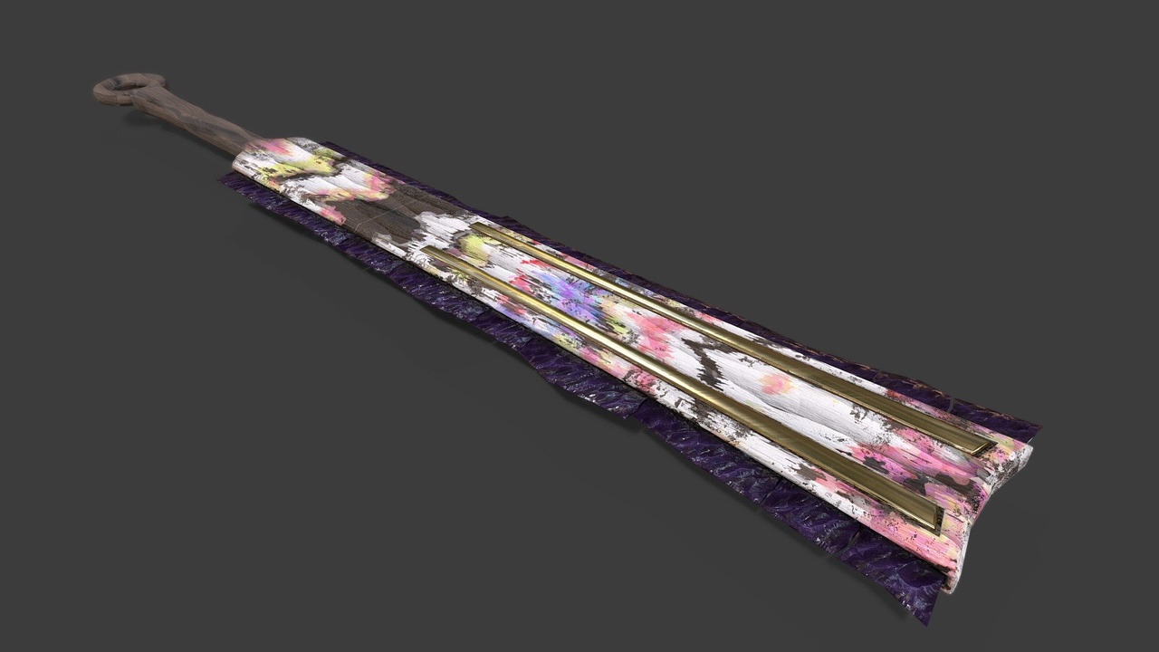 Media 1 for listing Painted Macuahuitl