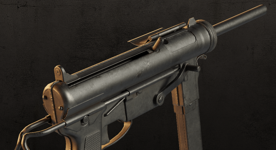 M3A1 Grease Gun モデルガン SW-06 M3A1 Grease Gun rifle - Full Metal [Snow Wolf