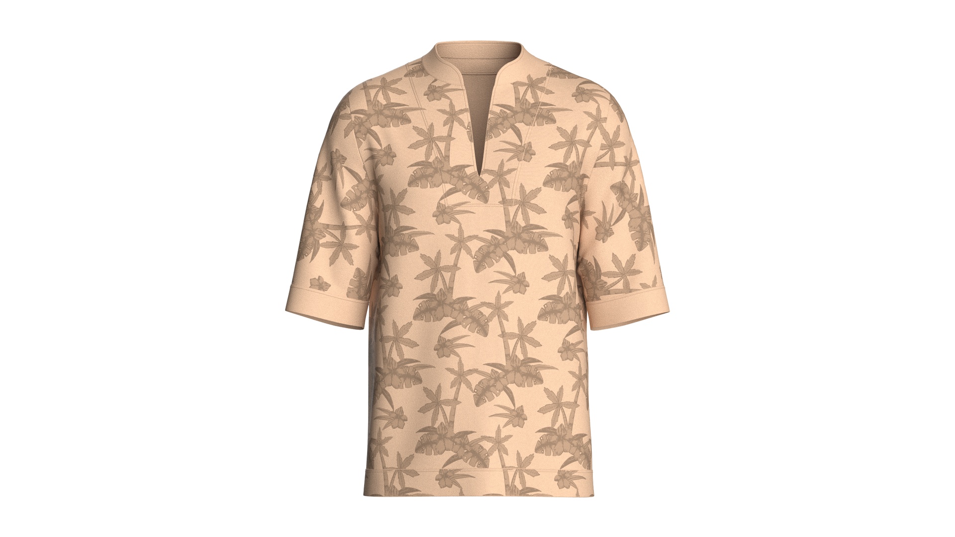 Media 1 for listing Men Printed Three - Quarter Sleeve Tshirt | High Poly