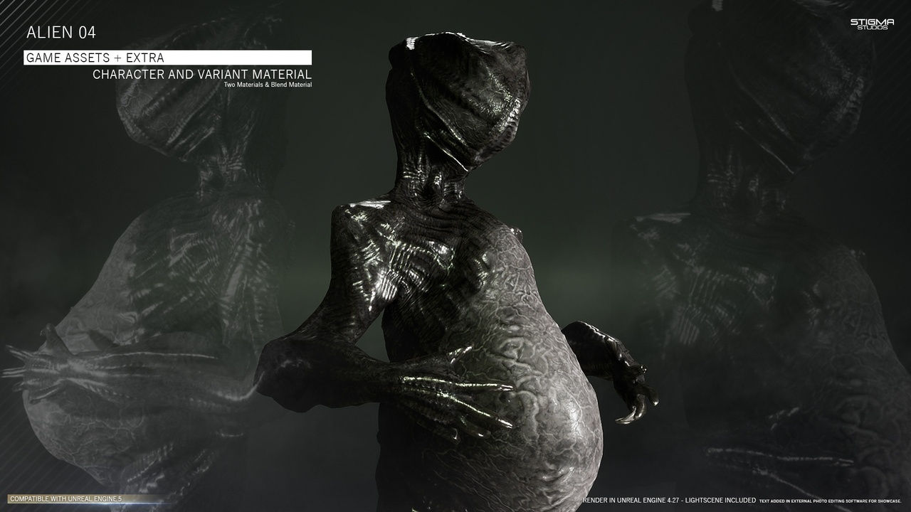 Media 1 for listing Alien 04 - Game Assets + Extra | STIGMA STUDIOS