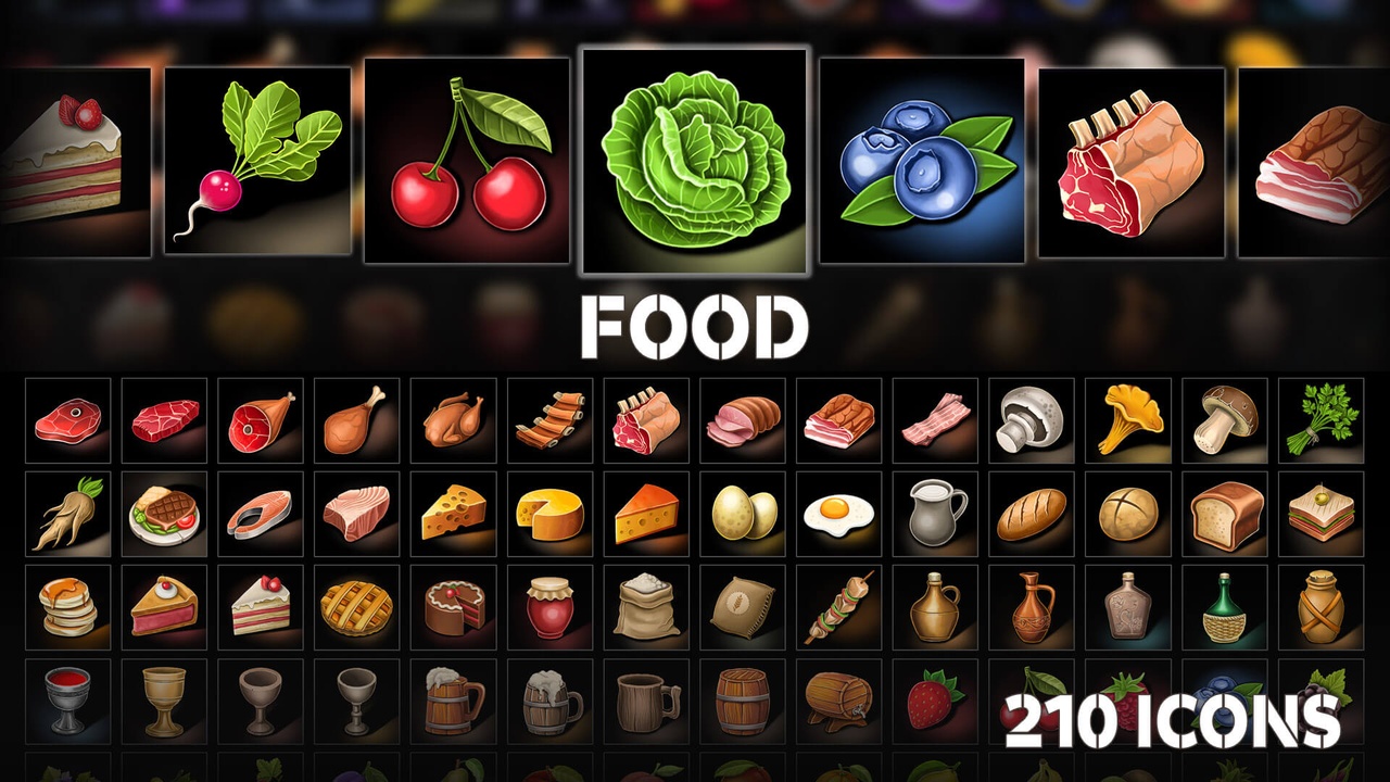 Media 1 for listing Food - Icons
