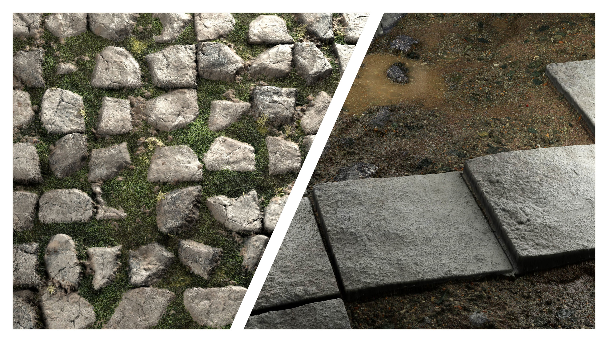 Media 1 for listing Cobblestones PBR Texture Combo