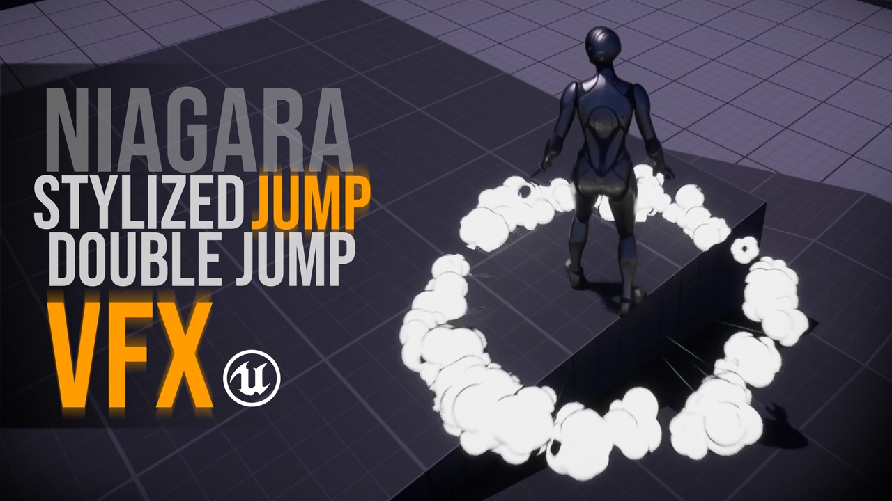 Media 1 for listing Stylized Jump & Double Jump VFX