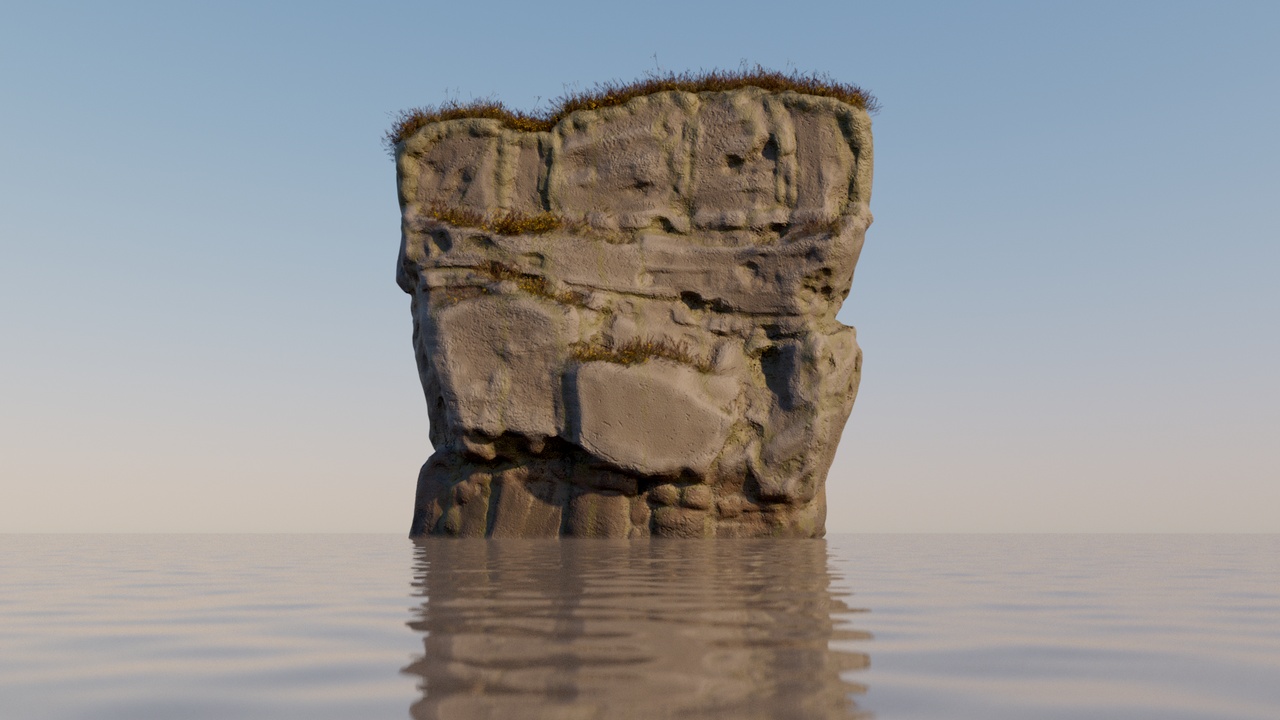 Media 1 for listing Stylised Rock Face