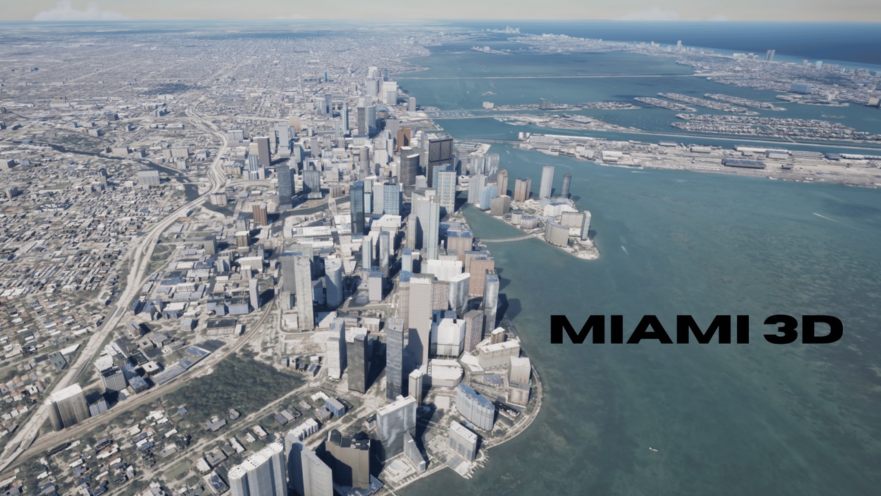 Media 1 for listing Miami 3D City Model