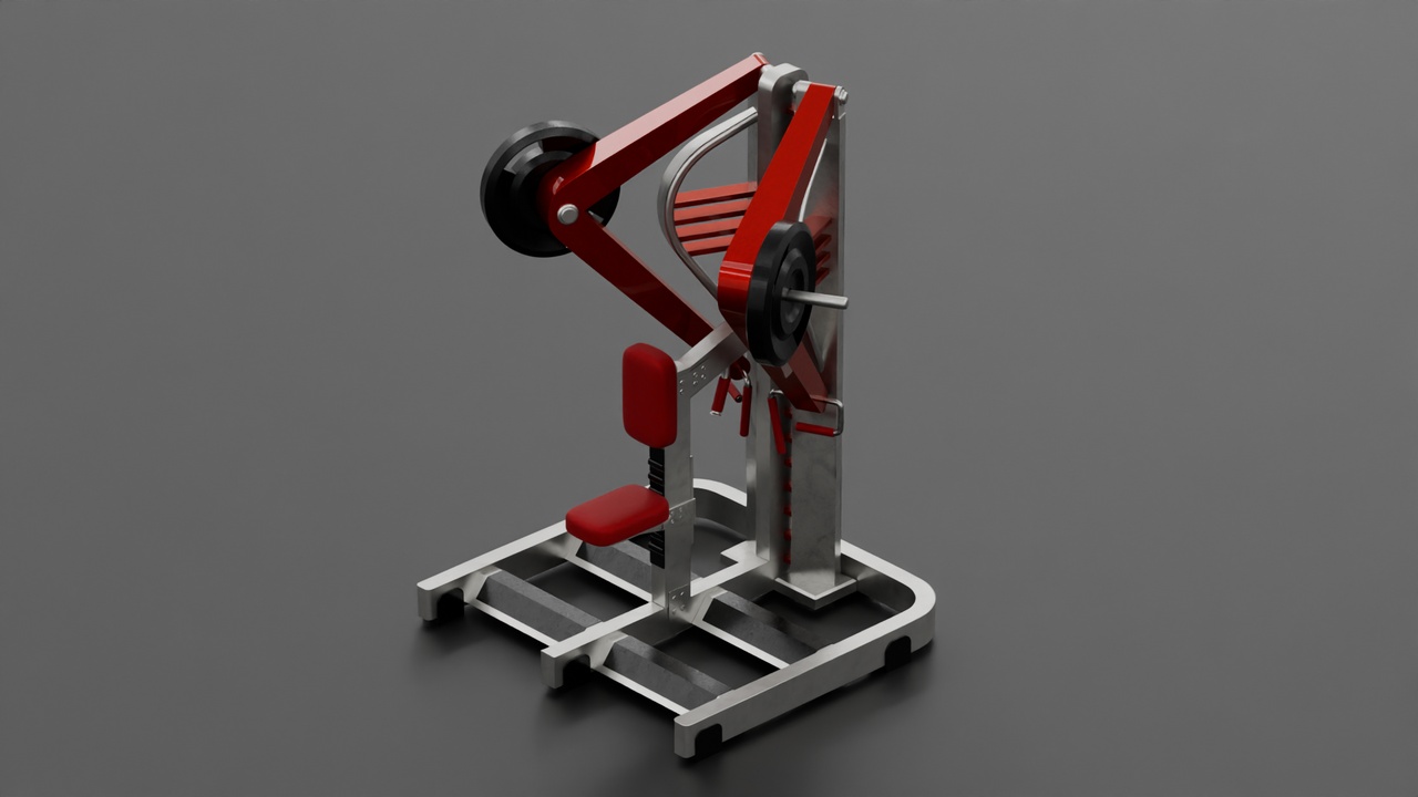Media 1 for listing Plate-Loaded Iso-Lateral Seated Pull Machine