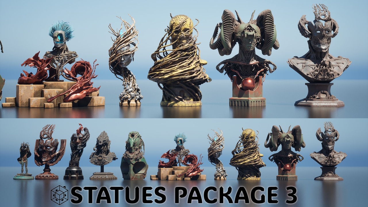 Media 1 for listing Statues Package 3