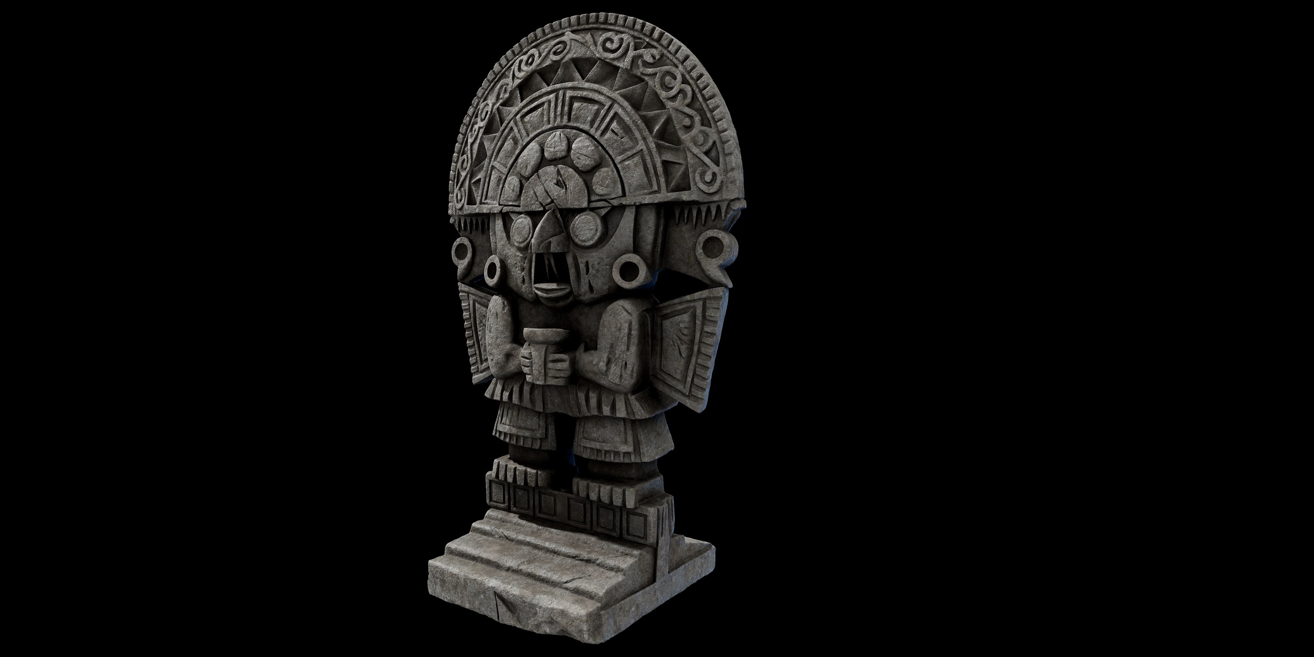 Media 1 for listing Aztec Style Idol