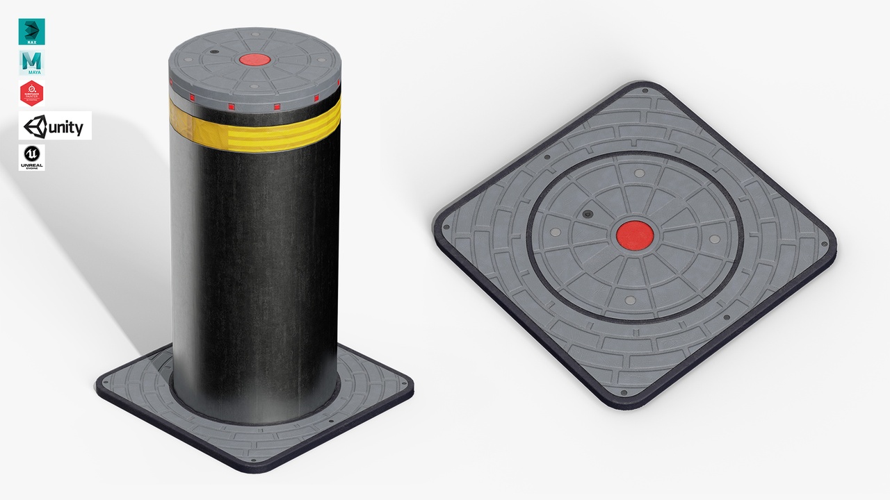 Media 1 for listing Hydraulic Bollard