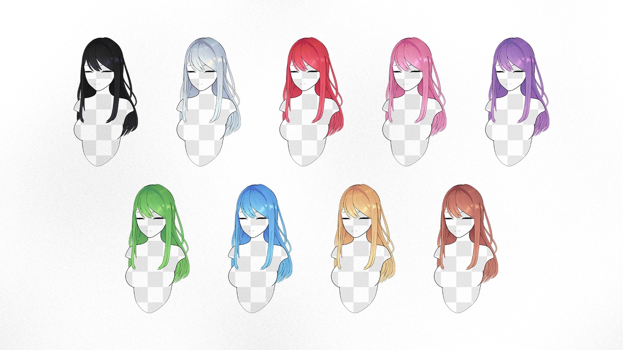 商品 Anime Hairstyle Collection 的媒体 1