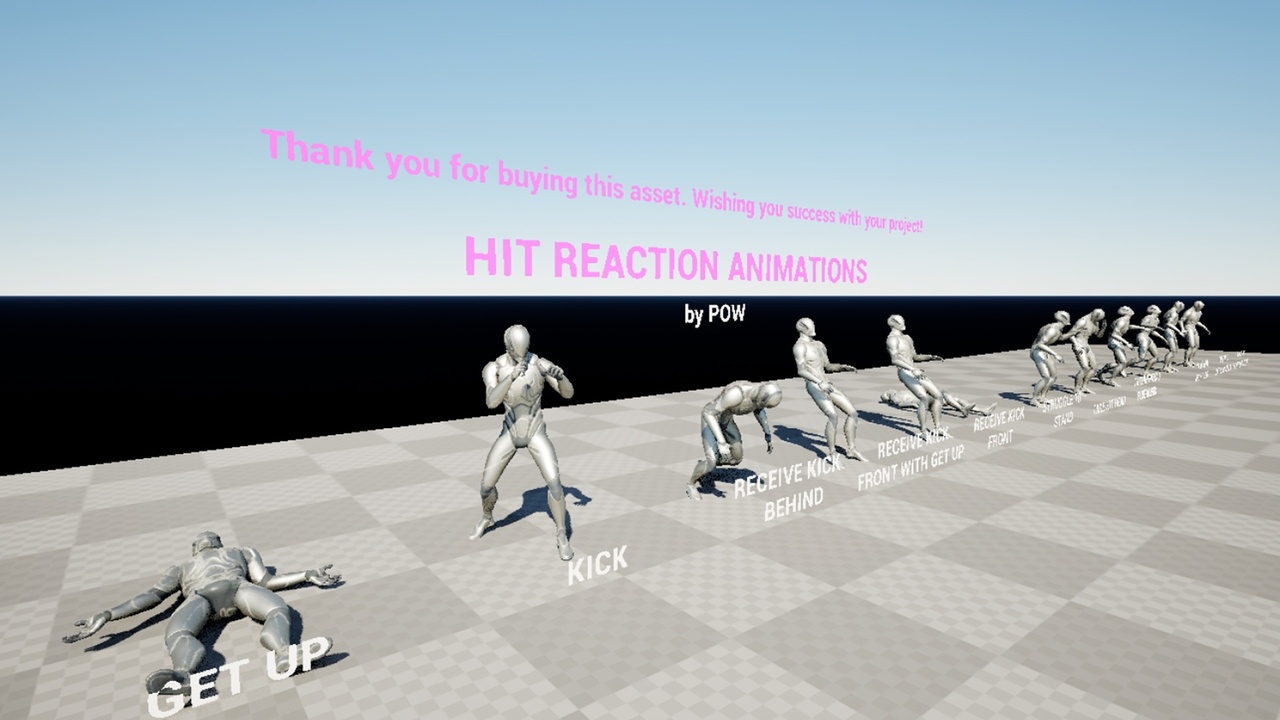 Media 1 for listing Hit Reaction Animations