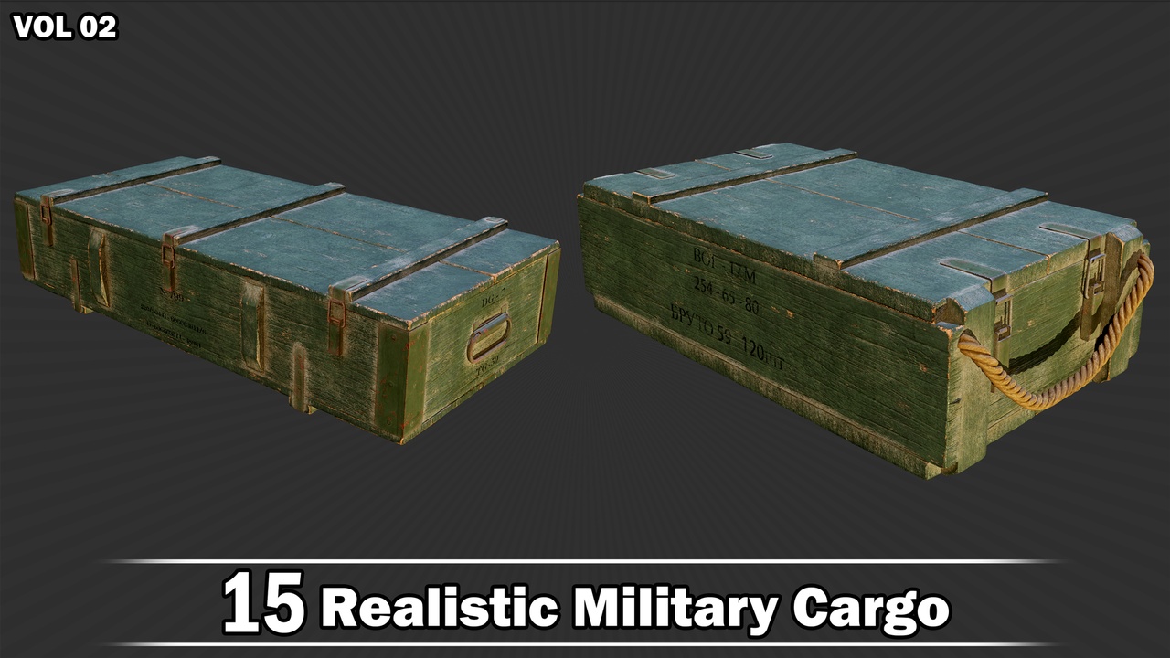 Media 1 for listing 15 Military Cargo VOL02