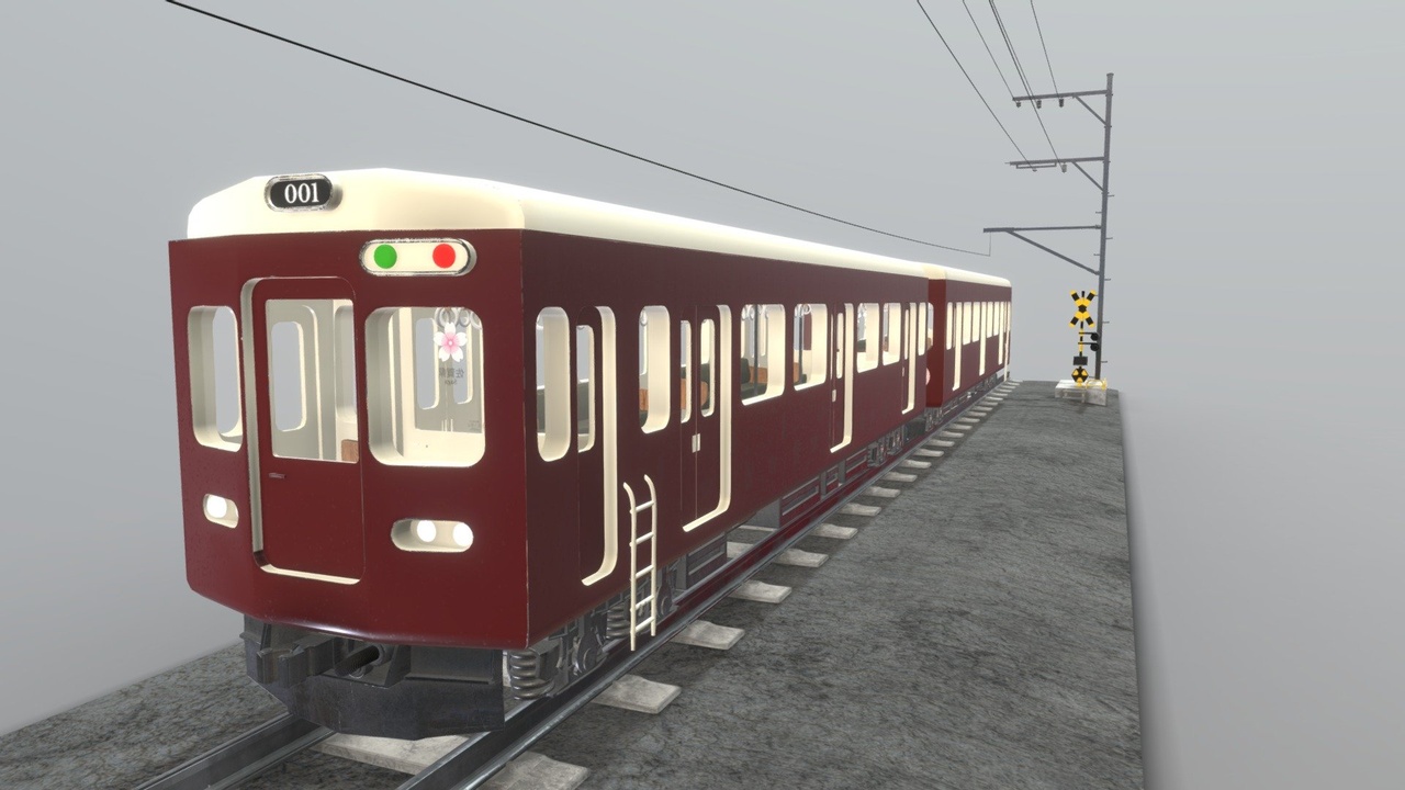 Media 1 for listing Japanese Train + Modular Assets/Props