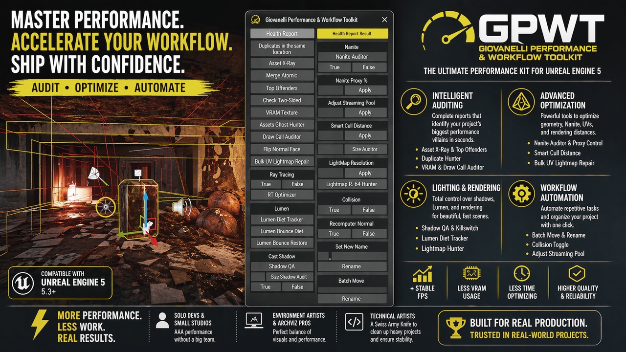 Media 1 for listing Giovanelli Performance & Workflow Toolkit - GPWT