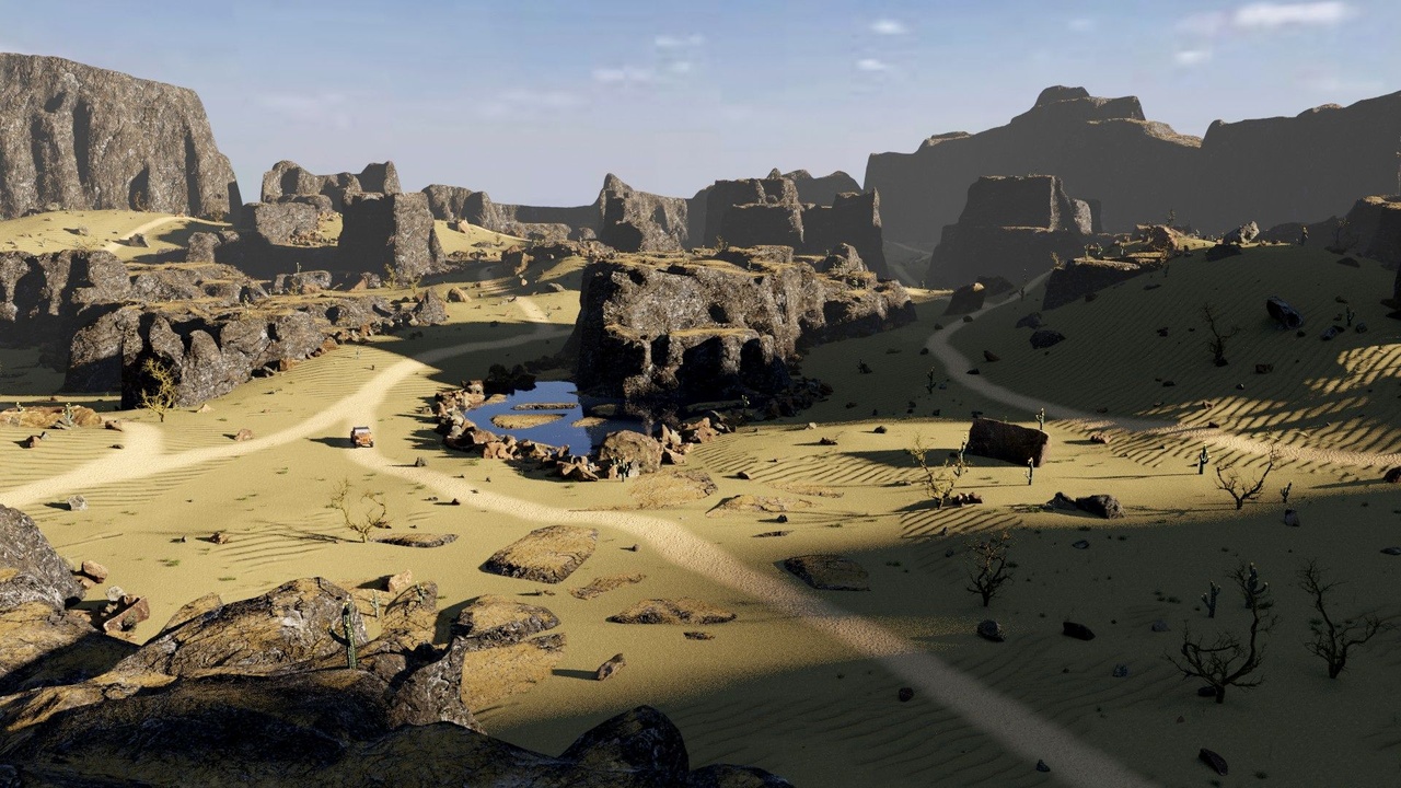 Media 1 for listing Among the plateaus -in Blender-