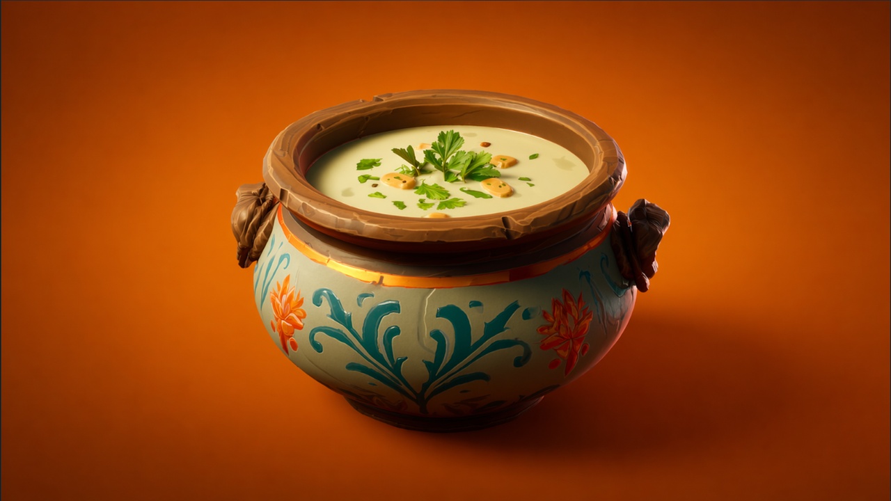 Media 1 for listing FREE Stylized Soup Bowl🍲