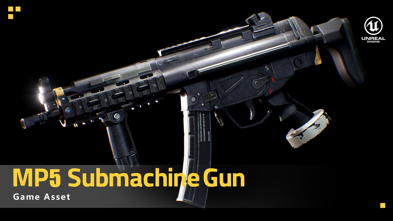 Media 1 for listing Tactical Assault Rifle - Modular Weapon Asset