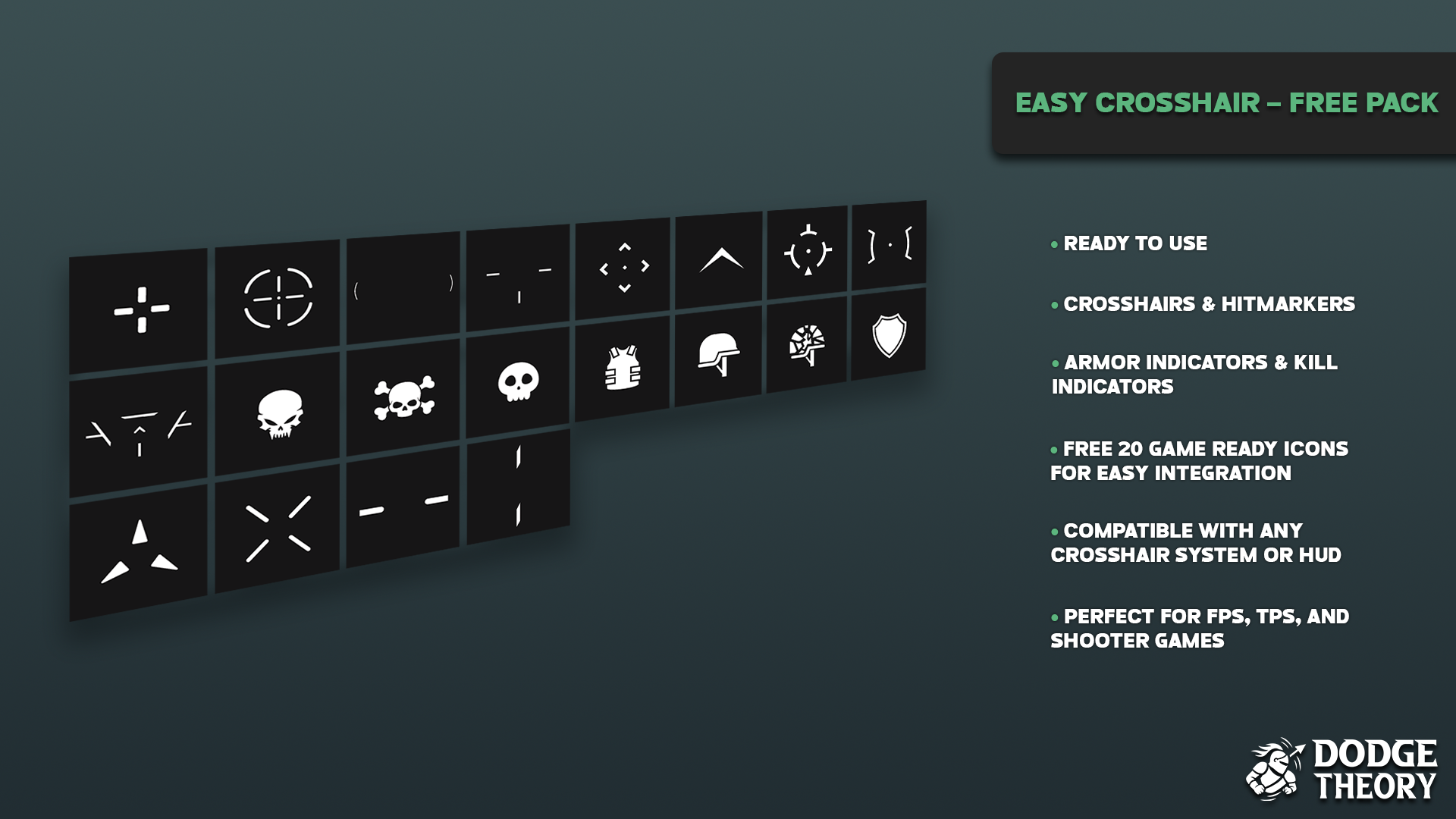 Easy Crosshair – Free Pack (20 Textures) | Fab