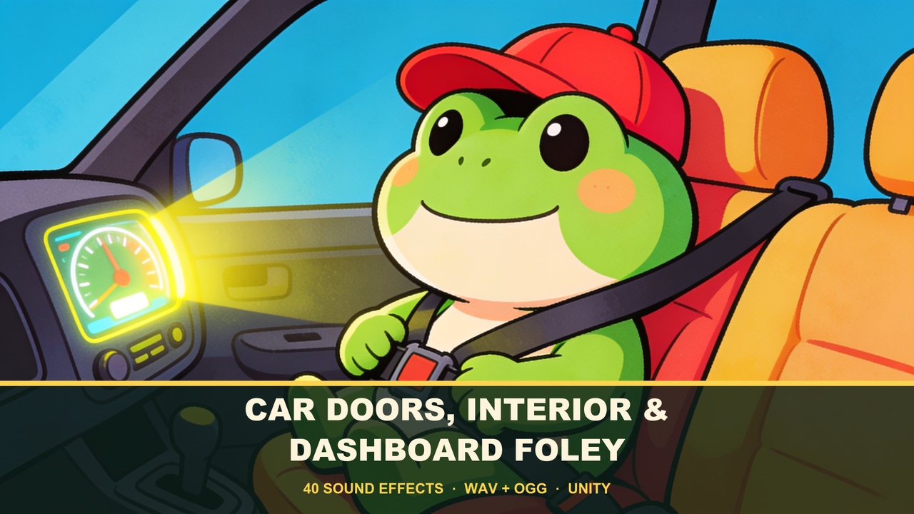 Media 1 for listing Car Doors, Interior & Dashboard Foley — 40 Sound Effects