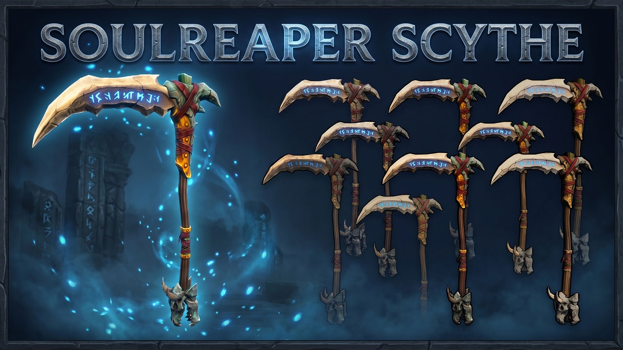 Media 1 for listing Soulreaper Scythe - Stylized Weapon Pack (Realistic / Toon / HandPainted)