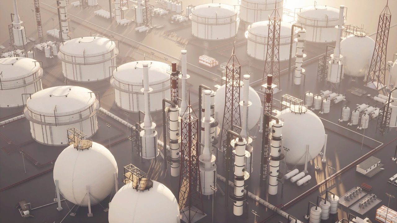 Oil Refinery Pack 제품 등록을 위한 미디어 1개