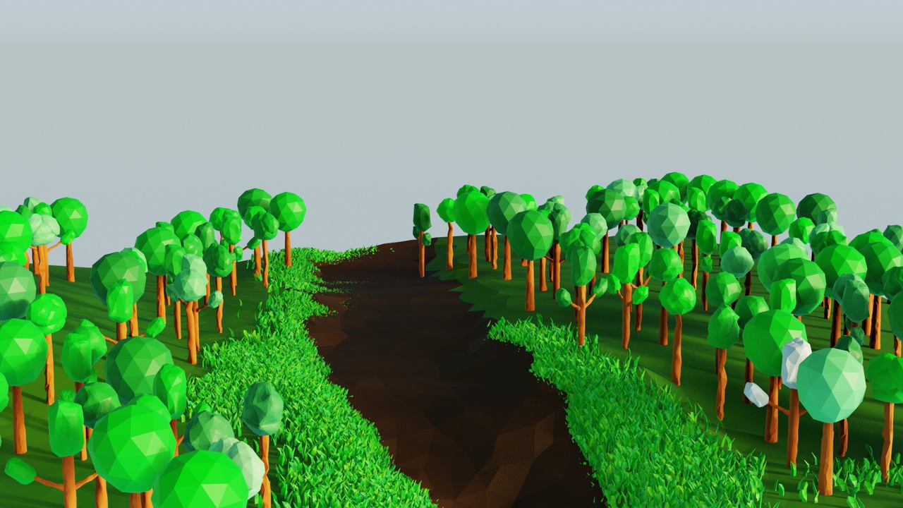 Media 1 for listing Low-poly nature Asset pack