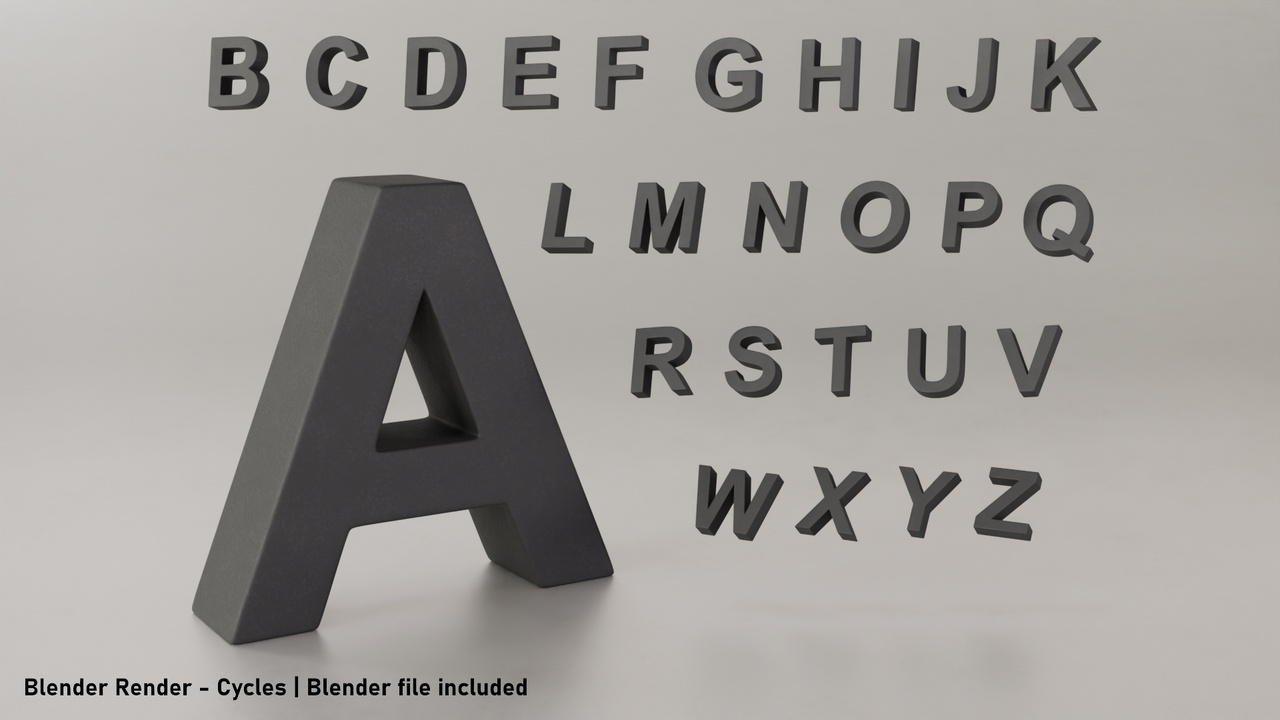 Multimedia 1 para anuncio Alphabet Letter Upper Case