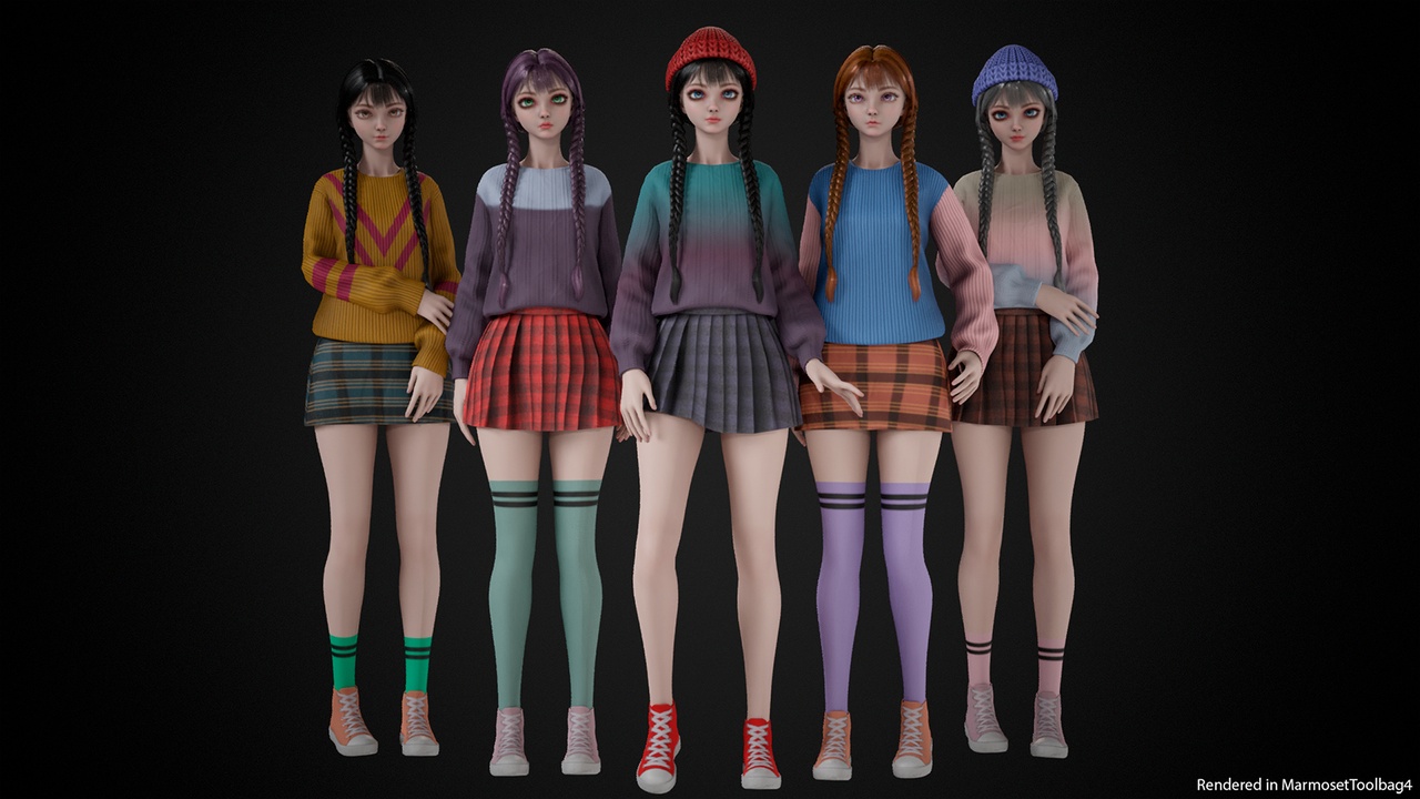 Media 1 for listing Street Wear Girl