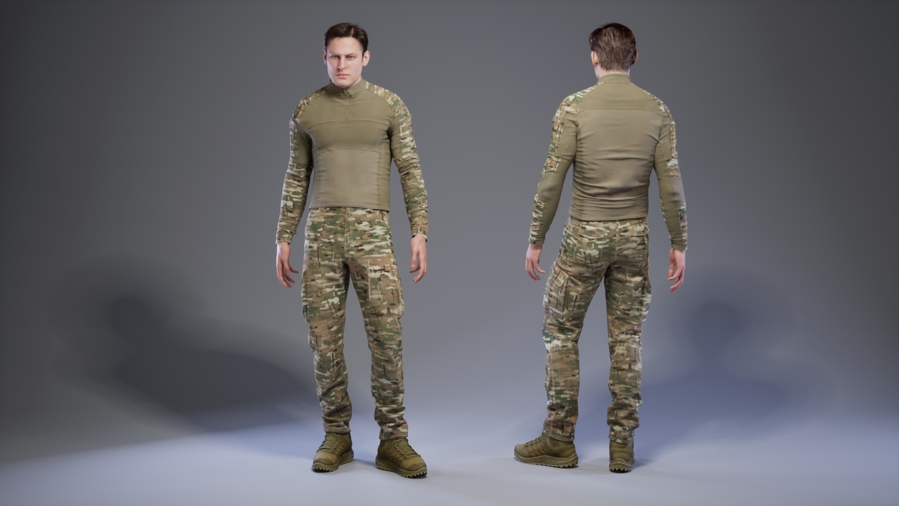 Media 1 for listing Military Outfit for MetaHuman