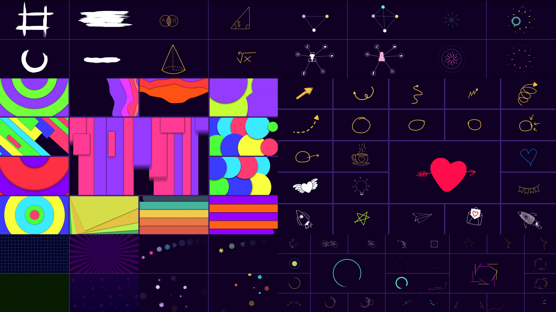 Shape Elements Pack Part 1 | Fab