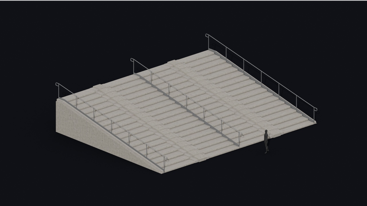 Media 1 for listing Brutalist Entrance Stairs 10