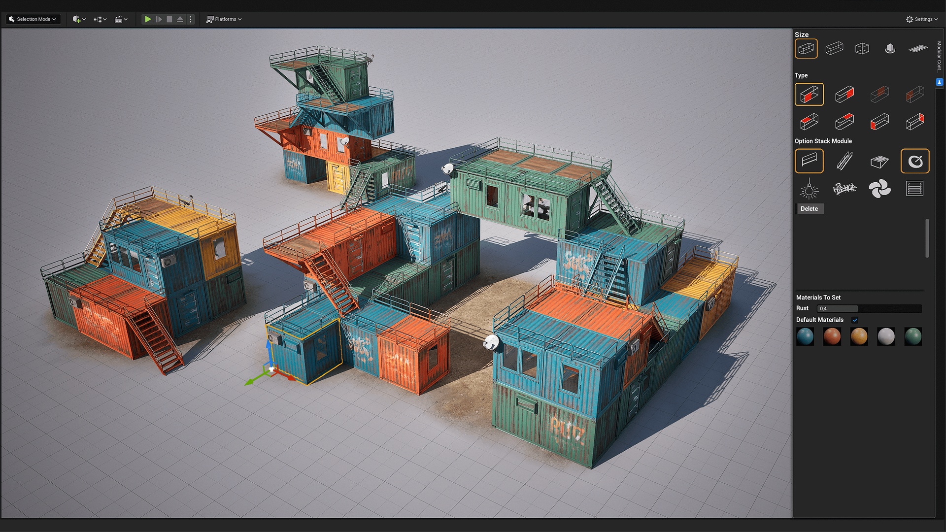 Modular Container Editor | Fab