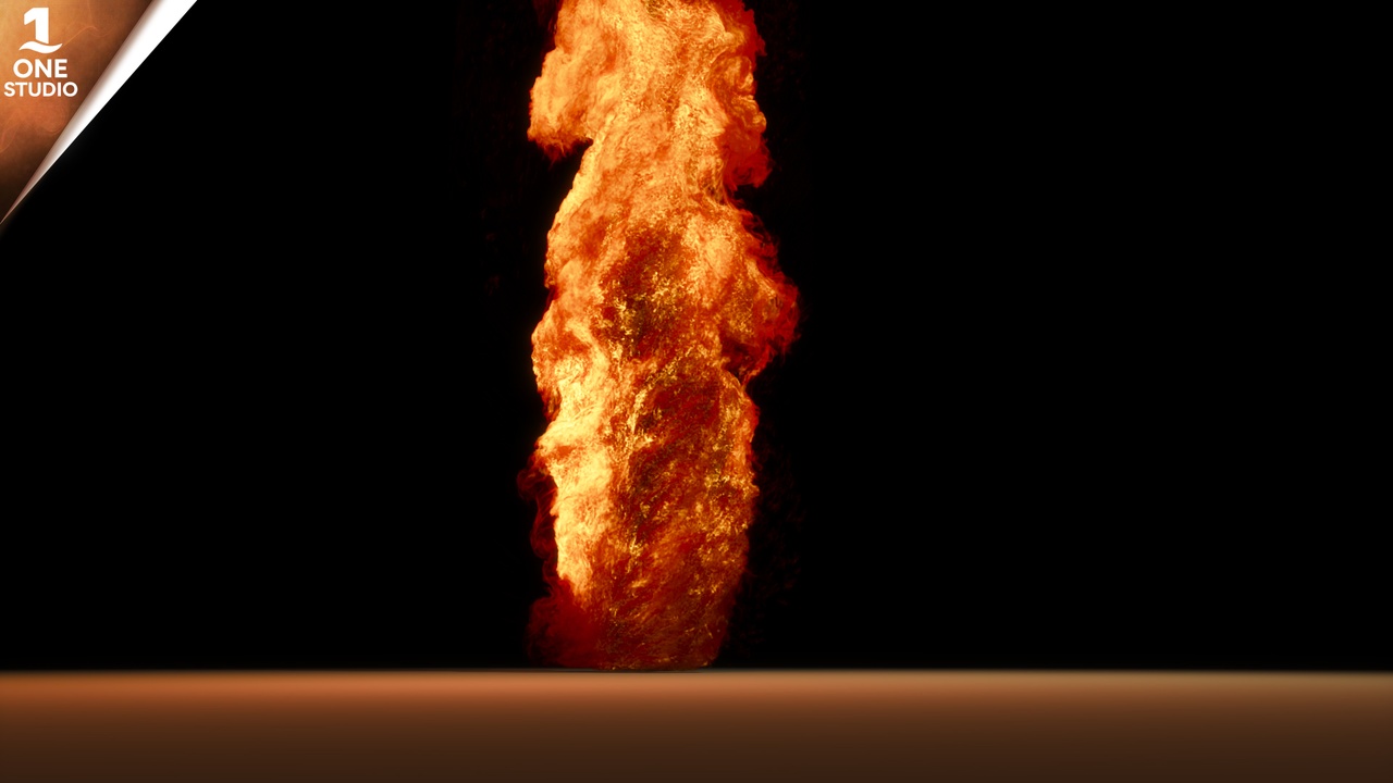 Media 1 for listing Burning Tornado Vdb Effects Pack Loop