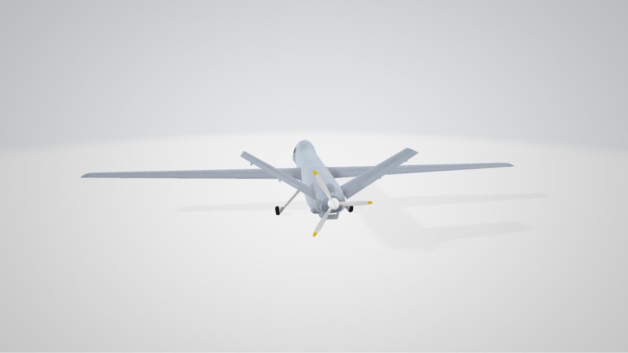 Media 1 for listing YiLong Wing Dragon 1st Generation UAV Drone 3D Model