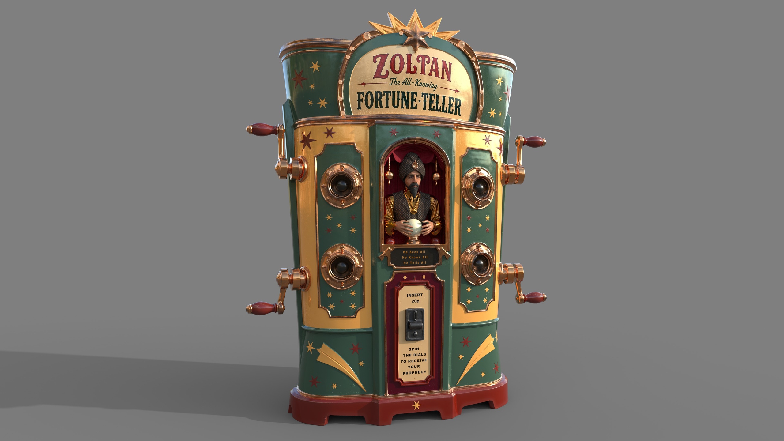 Media 1 for listing Zoltar Machine