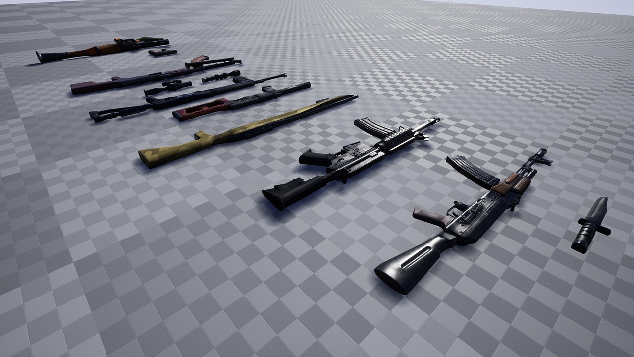 Media 1 for listing Military Weapons Pack